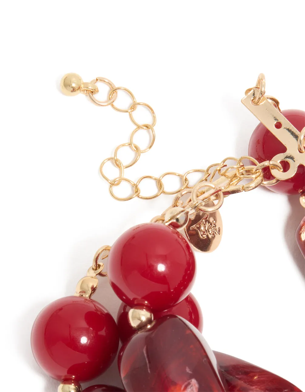 Red Beaded Long Bracelet sold by lovisa product image thumbnail 3