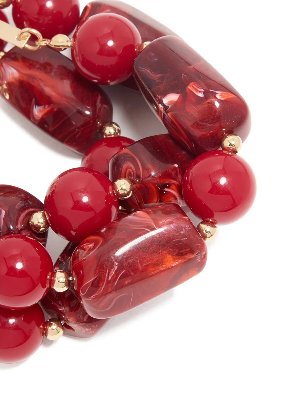 Red Beaded Long Bracelet sold by lovisa product image thumbnail 2