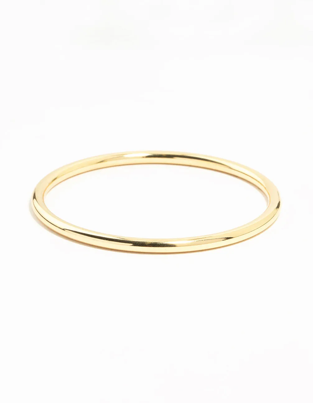 Gold Round Bangle sold by lovisa
