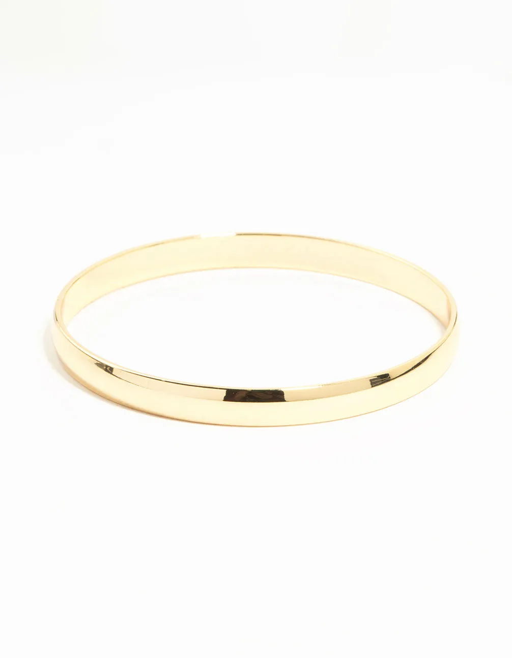 Gold Flat Bangle sold by lovisa