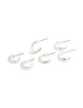 Silver Textured & Smooth Hoop Earrings 3-Pack sold by lovisa