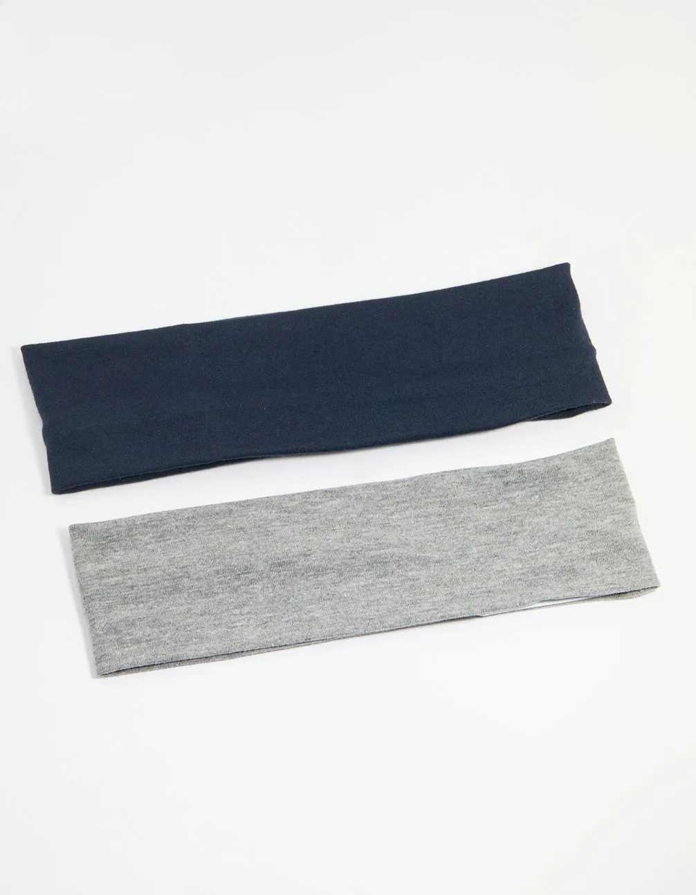 Navy & Grey Fabric Stretch Headbands 2-Pack sold by lovisa