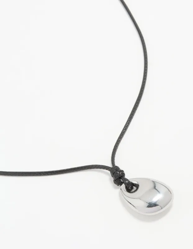Waterproof Stainless Steel Cord Pendant Necklace sold by lovisa