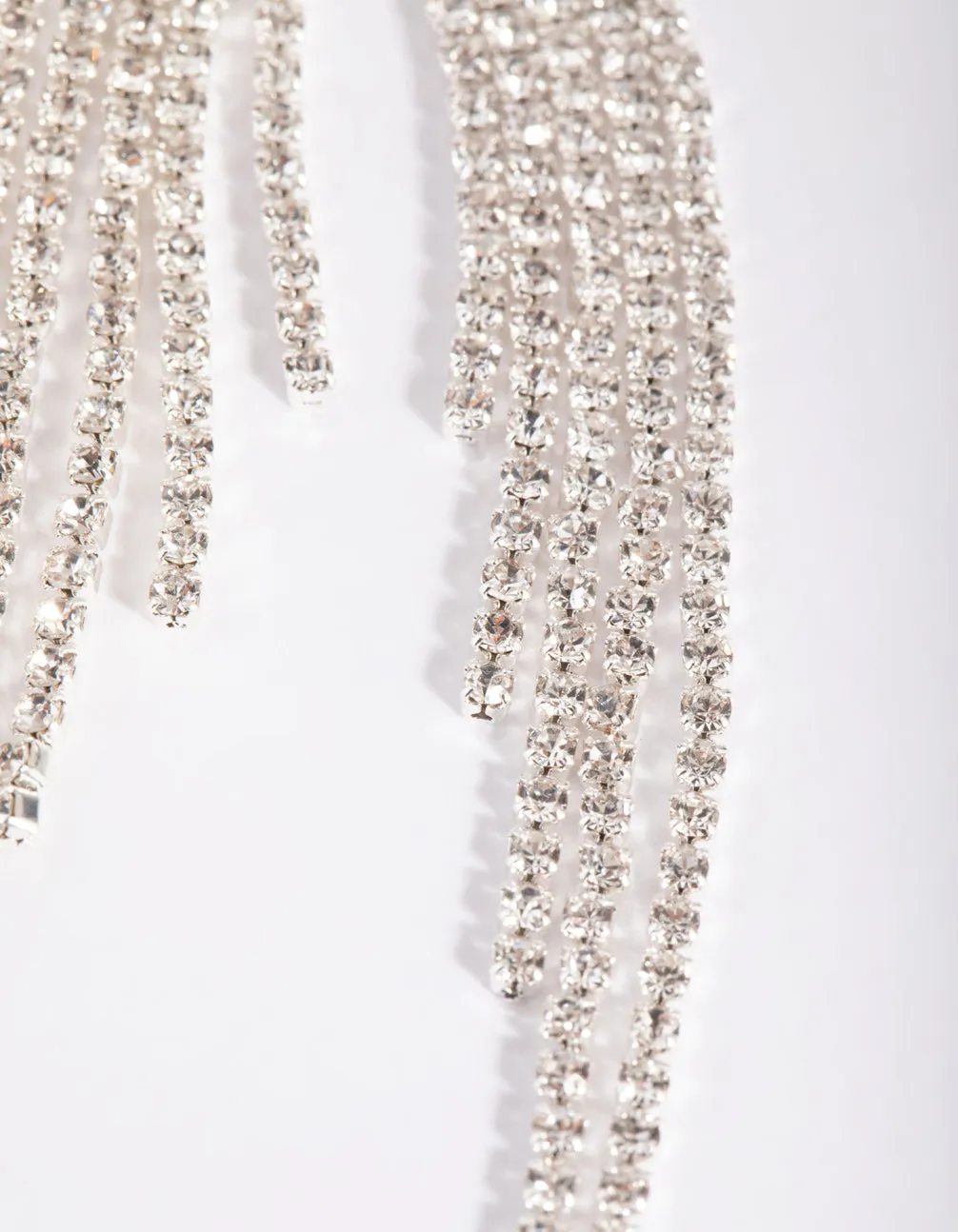 Silver Twisted Strand Drop Earrings sold by lovisa product image thumbnail 3