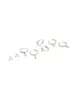 Waterproof Stainless Steel Cubic Zirconia & Baguette Flower Huggie Earrings 4-Pack sold by lovisa