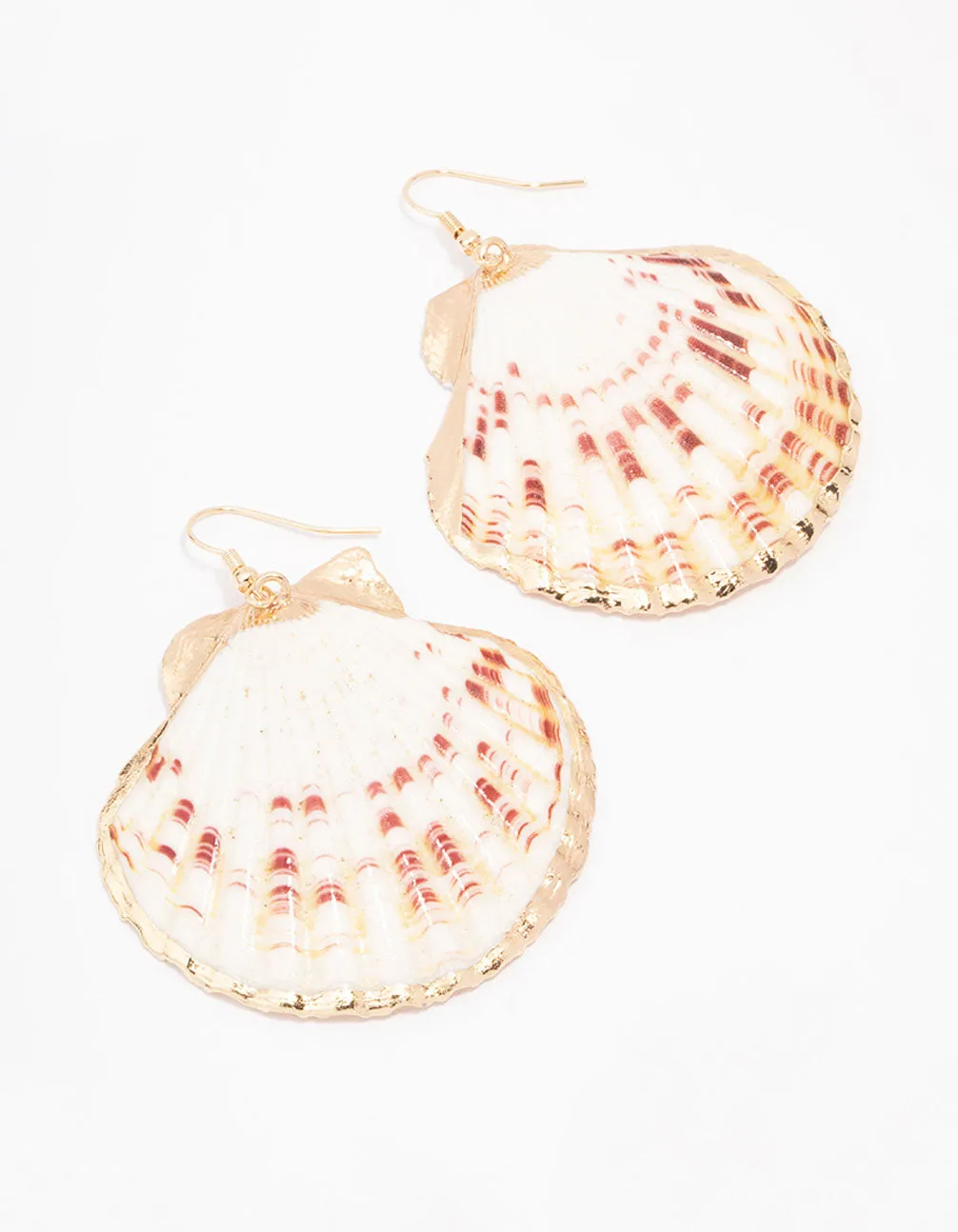 Statement Shell Drop Earrings sold by lovisa
