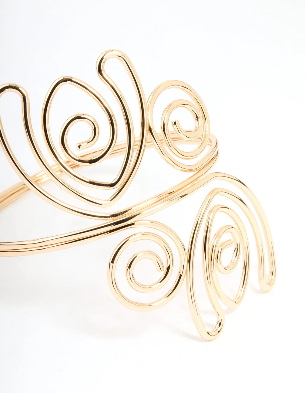 Gold Swirl Arm Cuff sold by lovisa product image thumbnail 2