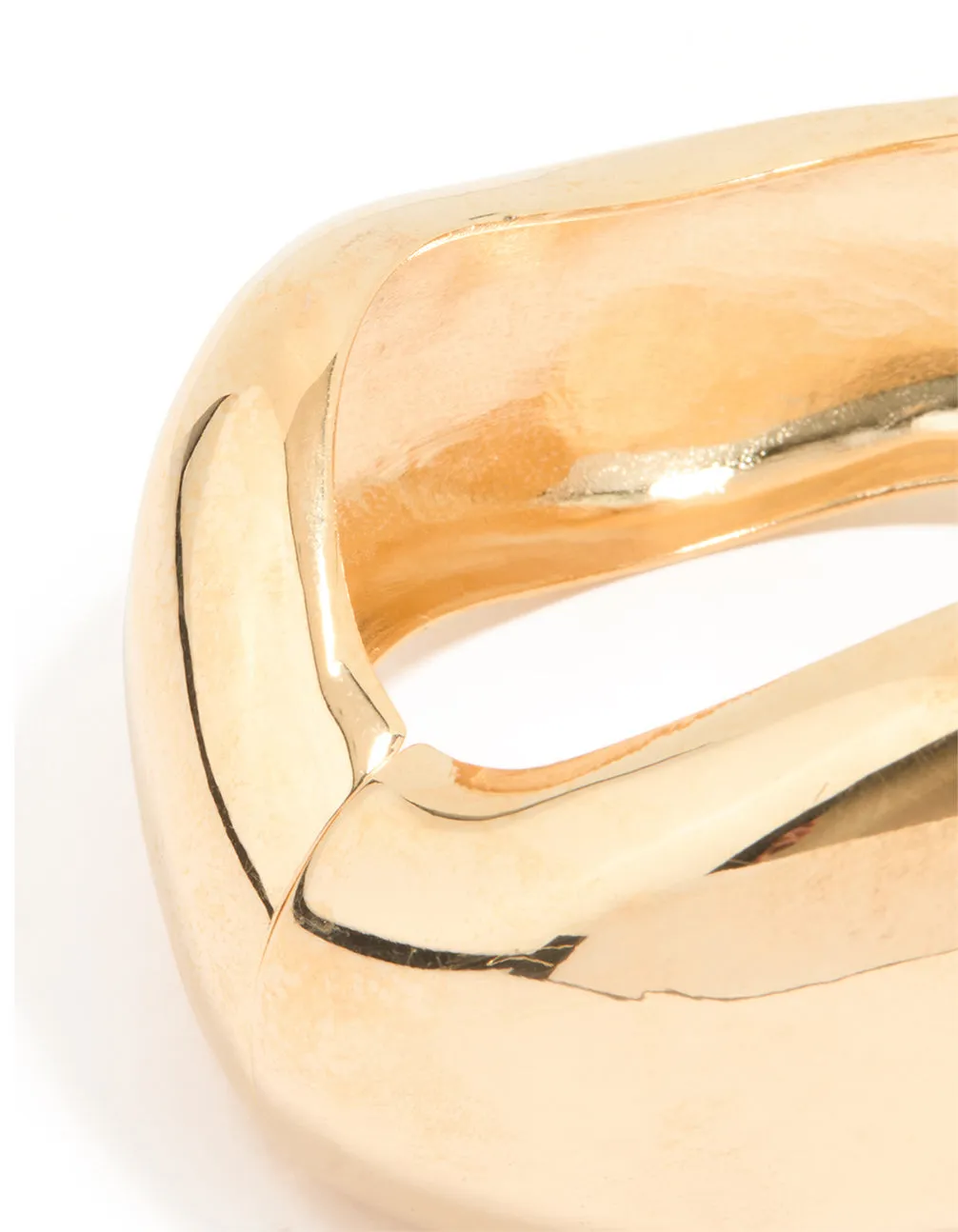 Gold Thick Wave Bangle sold by lovisa product image thumbnail 3