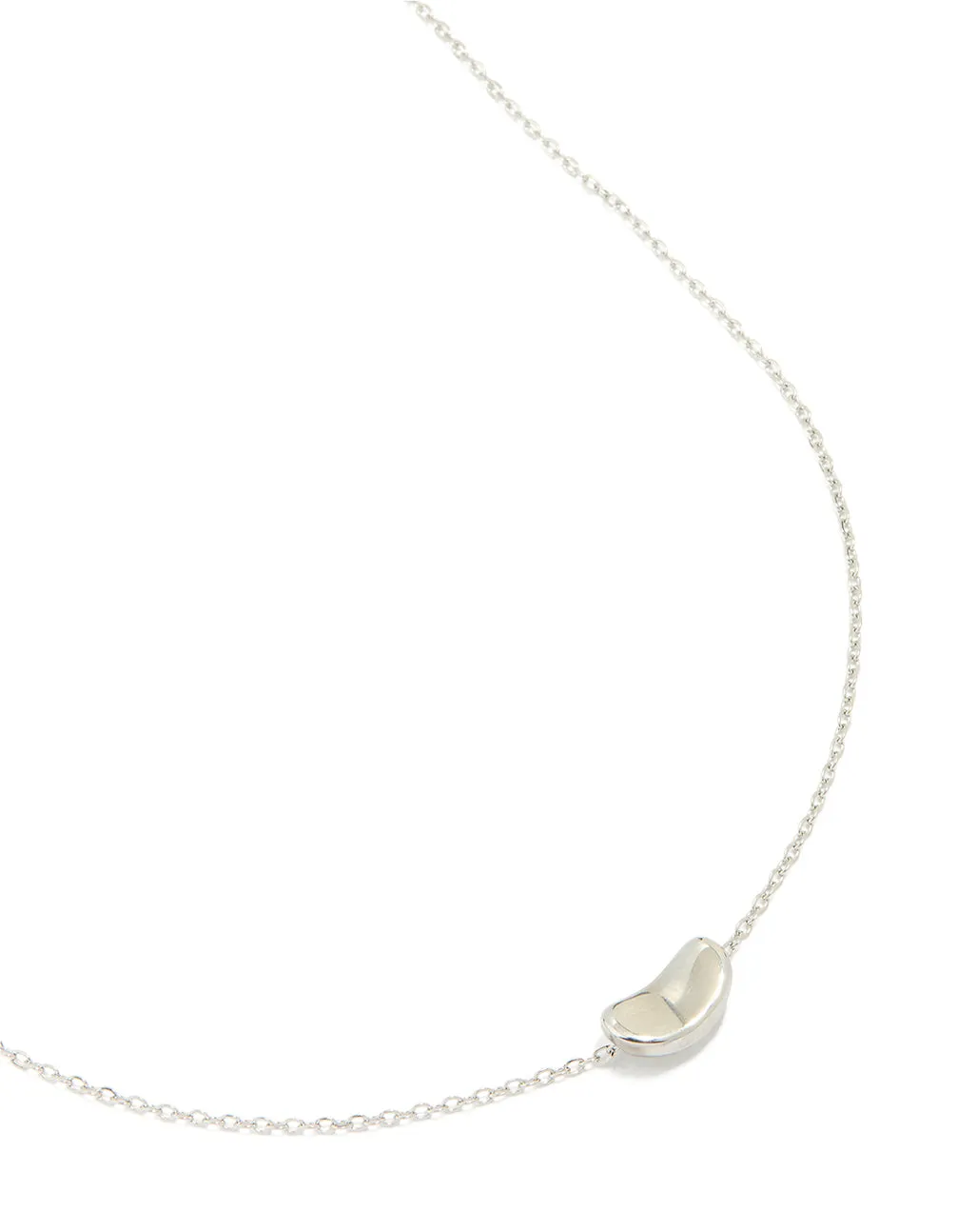 Silver Plated Small Pebble Pendant Necklace sold by lovisa