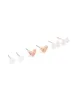 Gold Pearl Bow & Heart Earrings 3-Pack sold by lovisa