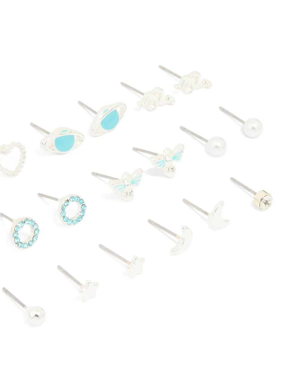 Western Silver Stud Earrings 12-Pack sold by lovisa product image thumbnail 2