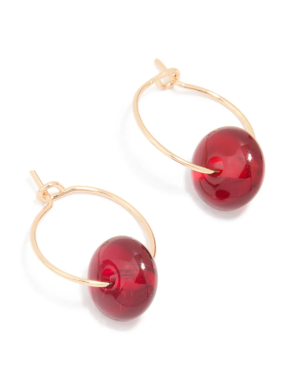 Gold Rondell Hoop Earrings sold by lovisa