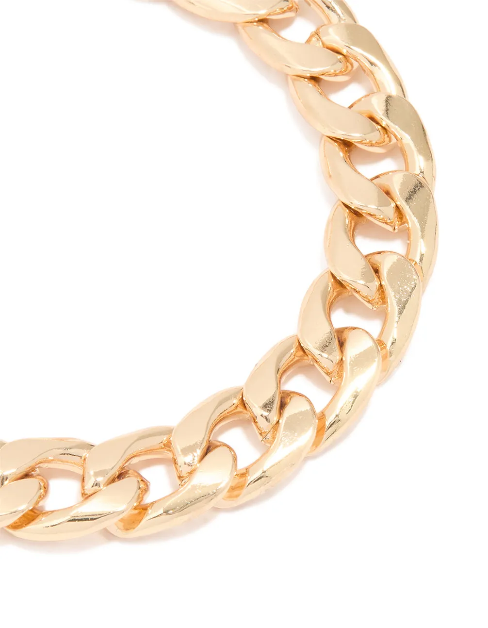 Gold Cuban Chain T&O Bracelet sold by lovisa product image thumbnail 2