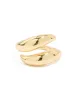 Gold Plated Double Layered Twist Ring sold by lovisa