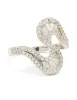 Silver Cubic Zirconia Swivel Statement Ring sold by lovisa