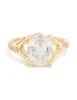 Gold Plated Cubic Zirconia Oval Ring sold by lovisa