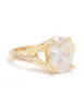 Gold Plated Cubic Zirconia Oval Ring sold by lovisa