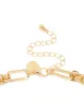 Gold Plated Thick Figaro Bar Necklace sold by lovisa