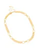 Gold Plated Chunky Oval Curb Link Necklace sold by lovisa