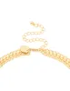 Gold Plated Chunky Oval Curb Link Necklace sold by lovisa
