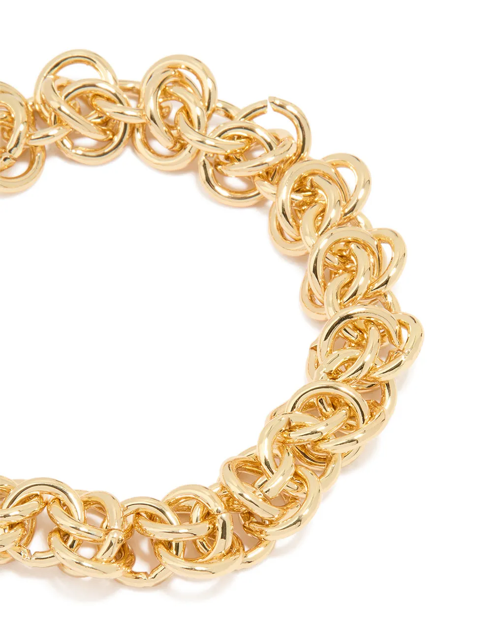 Gold Plated Chunky Interwoven Link Bracelet sold by lovisa product image thumbnail 2