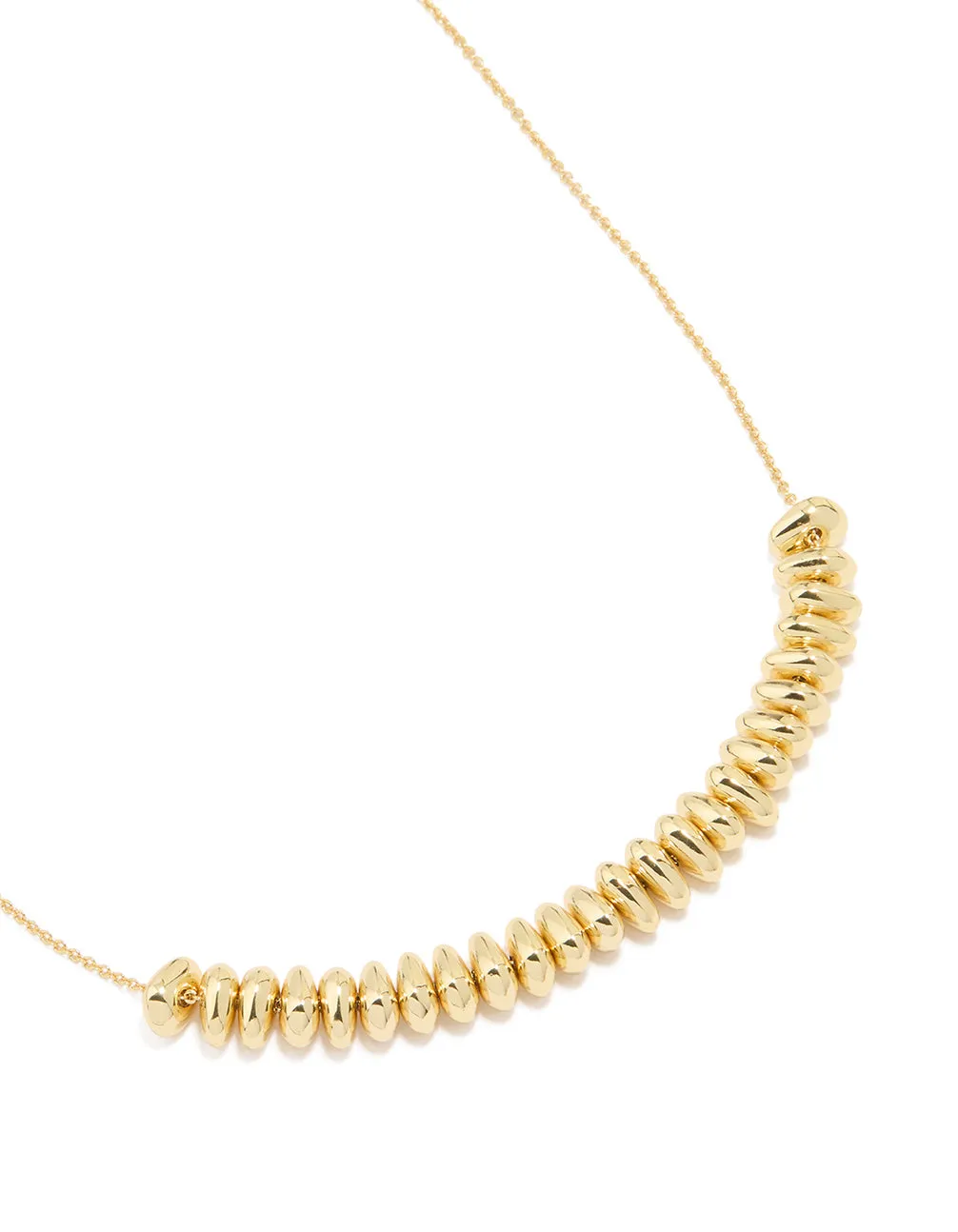 Gold Plated Oval Rondell Chip Necklace sold by lovisa