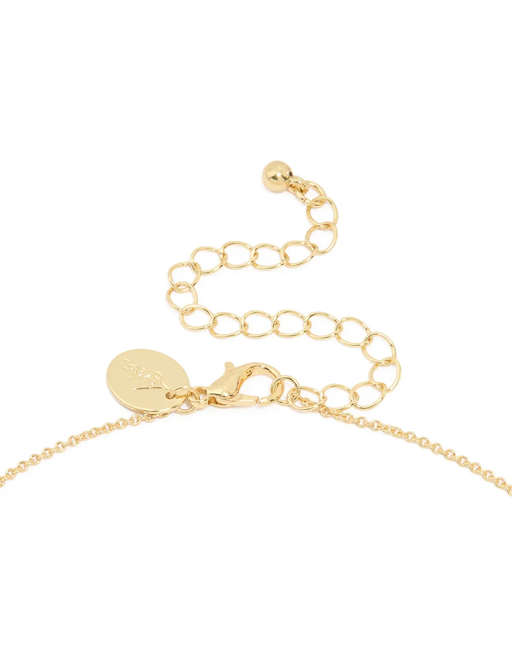 Gold Plated Oval Rondell Chip Necklace sold by lovisa product image thumbnail 3