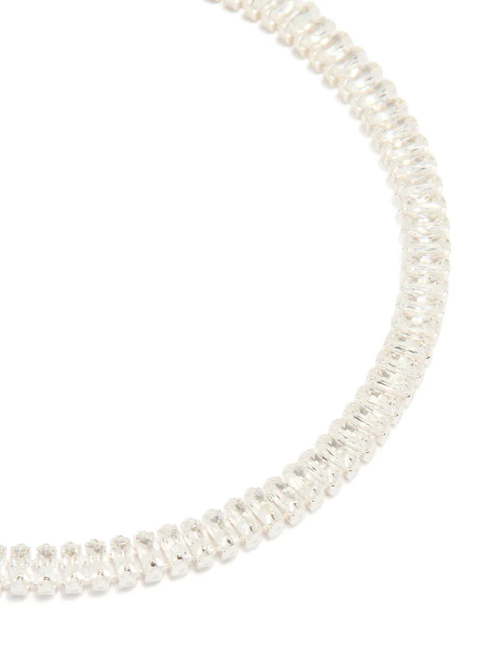 Silver Baguette Cubic Zirconia Tennis Bracelet sold by lovisa product image thumbnail 2