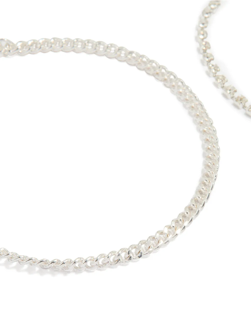 Silver Diamante & Flat Disc Bracelets 5-Pack sold by lovisa product image thumbnail 2