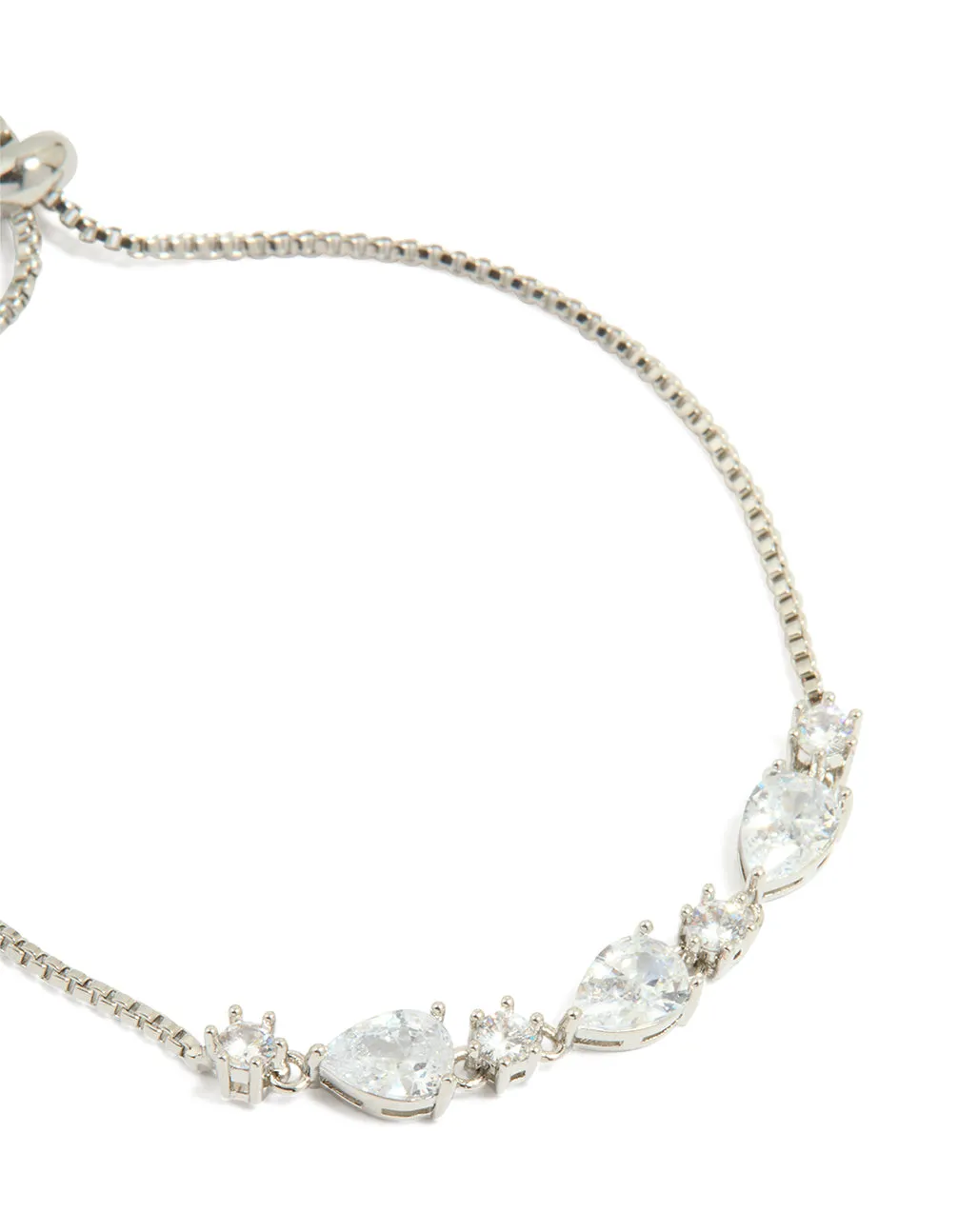 Silver Cubic Zirconia Toggle Bracelet sold by lovisa product image thumbnail 2