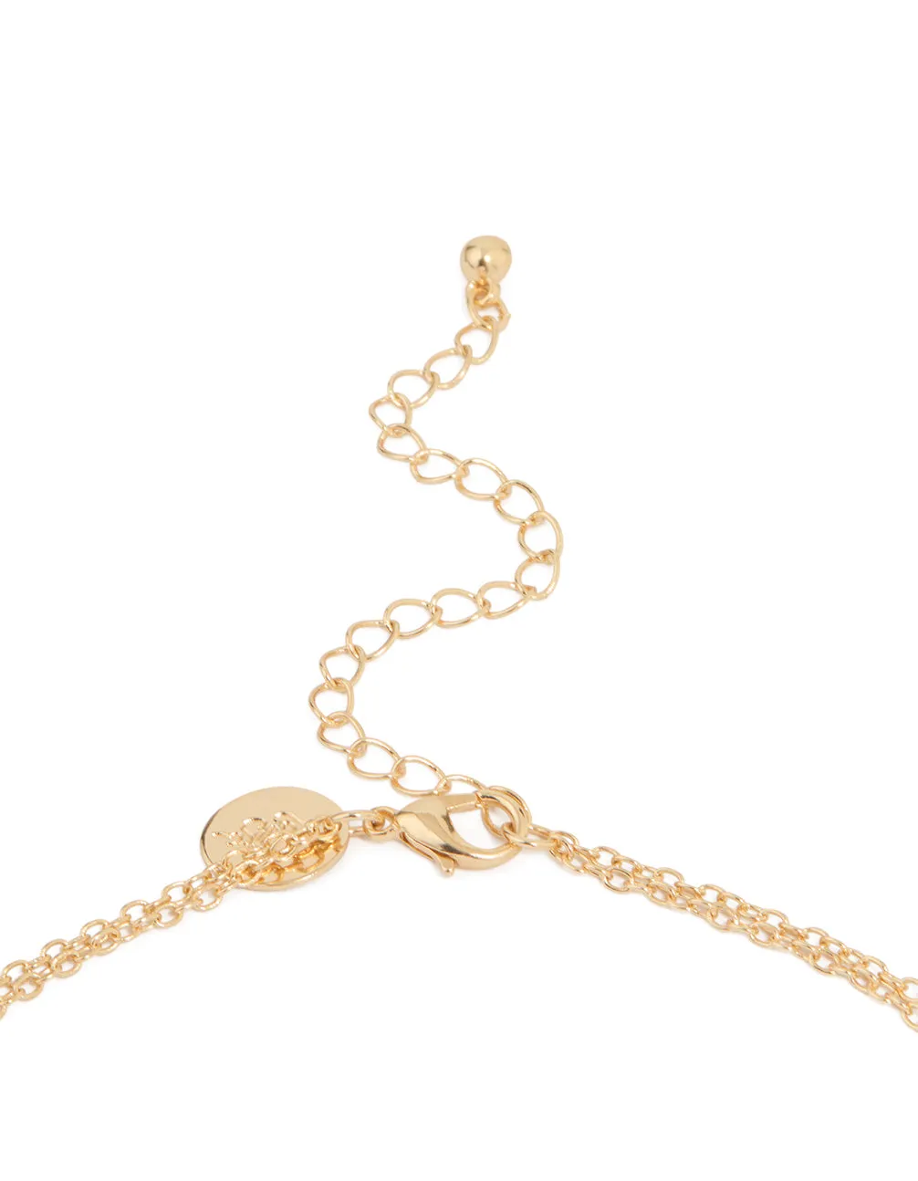 Gold Mini Organic Disc Layered Necklace sold by lovisa product image thumbnail 3
