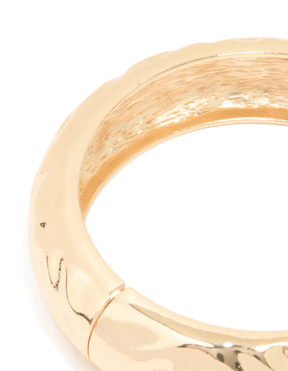 Gold Hammered Classic Bangle sold by lovisa product image thumbnail 3
