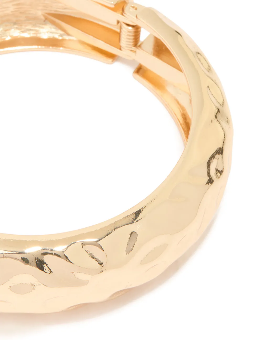 Gold Hammered Classic Bangle sold by lovisa product image thumbnail 2