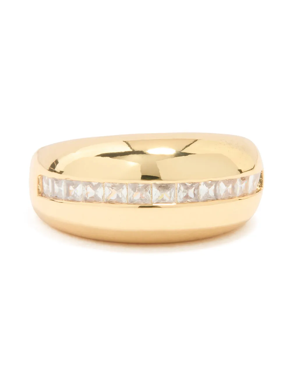 Gold Plated Cubic Zirconia Embellished Line Ring sold by lovisa product image thumbnail 3