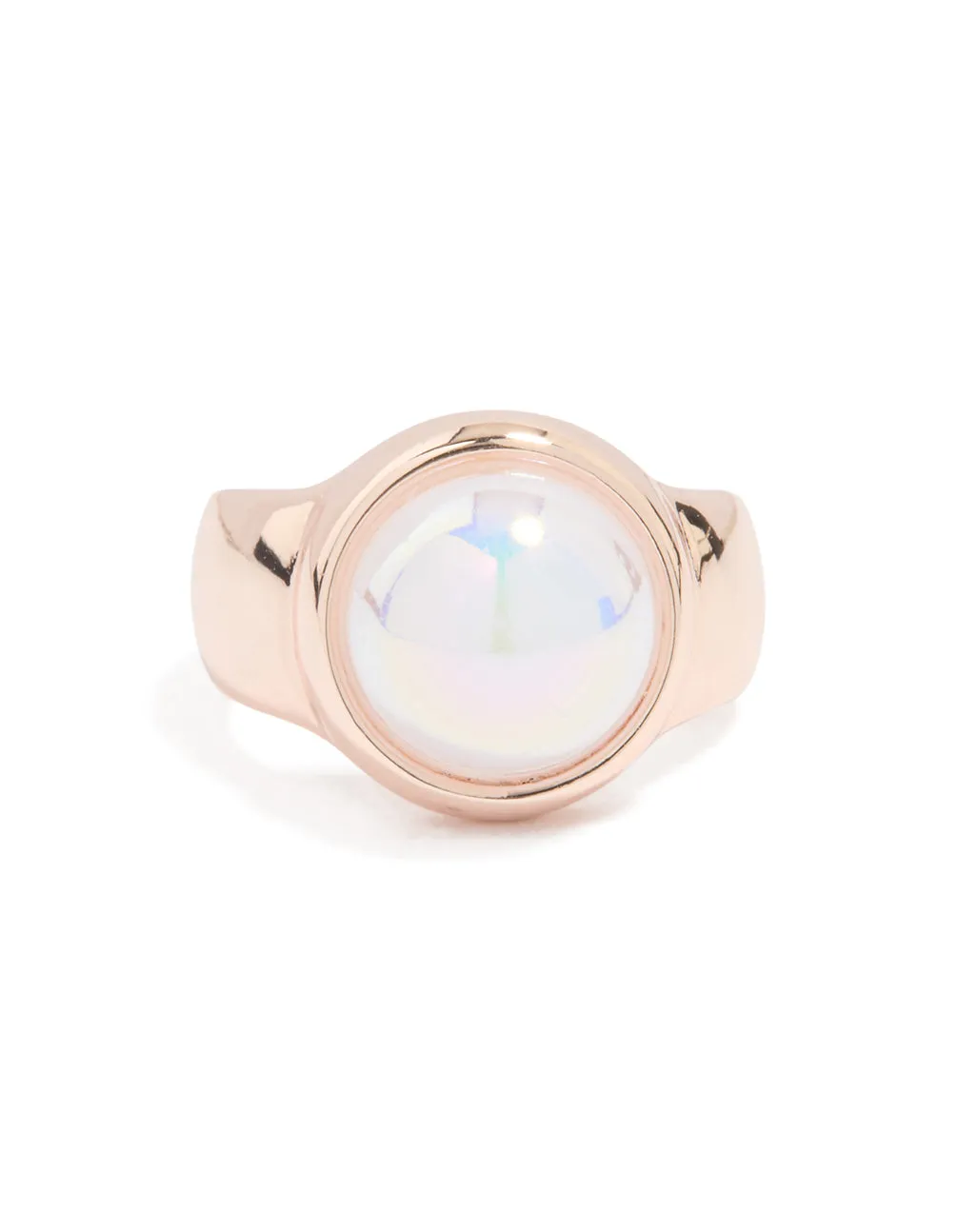 Rose Gold Pearl Statement Ring sold by lovisa product image thumbnail 3