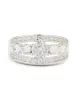 Silver Cubic Zirconia Cluster Band Ring sold by lovisa