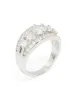 Silver Cubic Zirconia Cluster Band Ring sold by lovisa