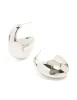 Silver Chunky Thick Hoop Earrings sold by lovisa