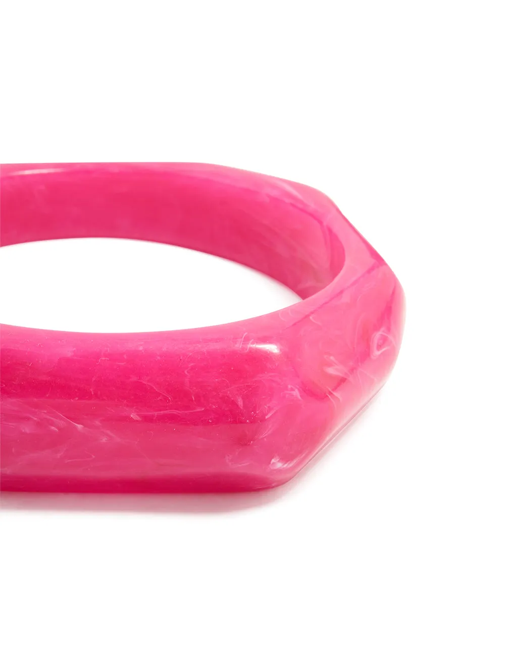 Pink Acrylic Geometric Bangle sold by lovisa product image thumbnail 2