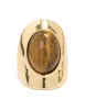 Gold Plated Tiger's Eye Oval Ring sold by lovisa