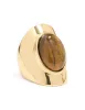 Gold Plated Tiger's Eye Oval Ring sold by lovisa