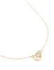 Gold Diamante Circle Pendant Necklace sold by lovisa