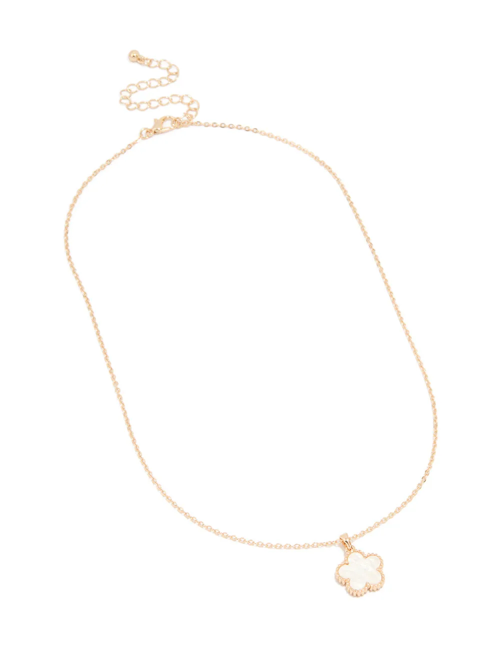 Gold Flower Pendant Necklace sold by lovisa product image thumbnail 2