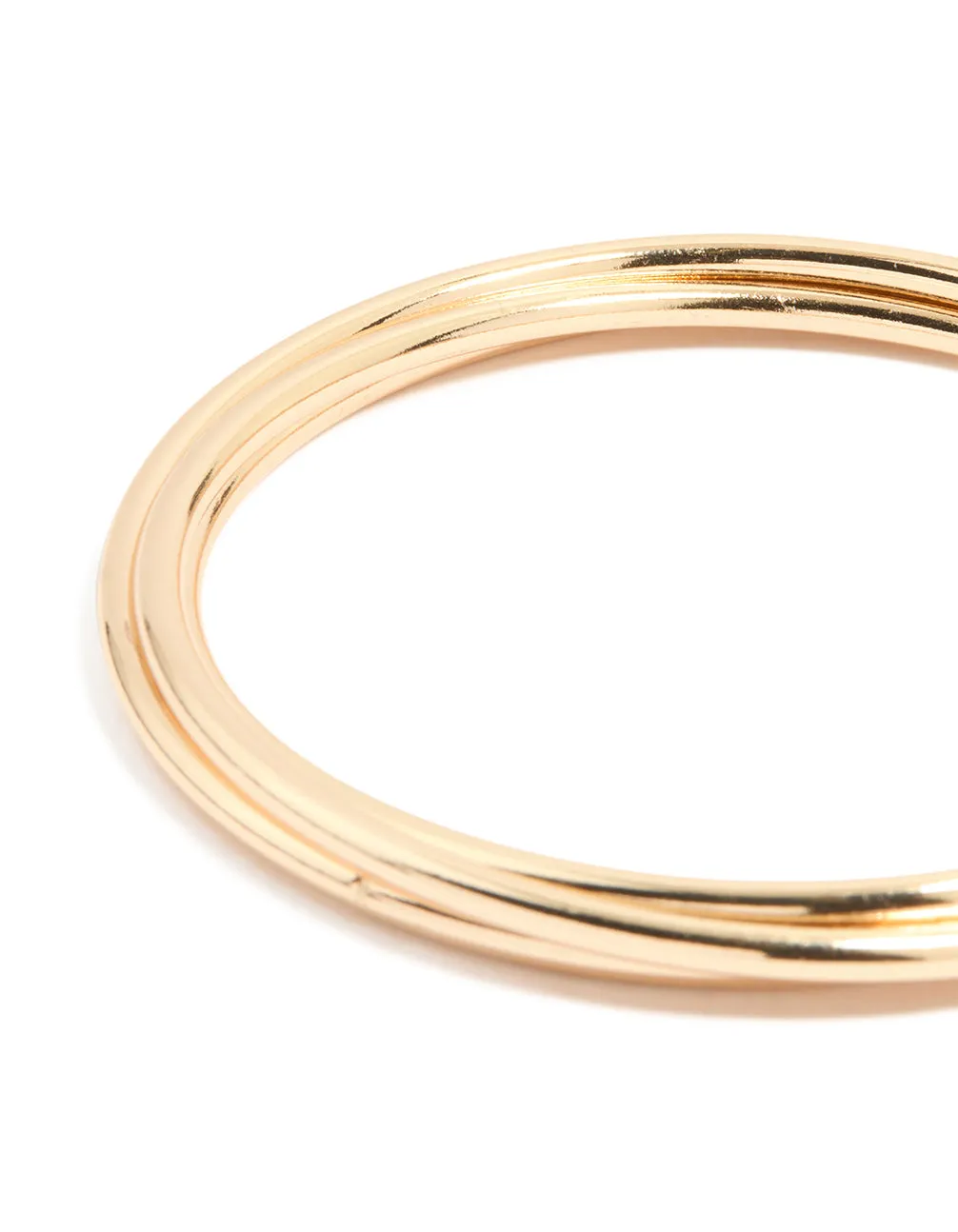 Gold Classic Multi-Width Bangles 3-Pack sold by lovisa product image thumbnail 3