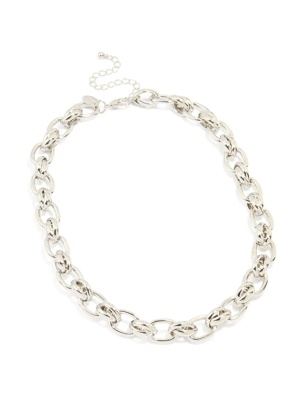 Silver Chunky Chain Necklace sold by lovisa product image thumbnail 2