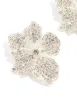 Silver Diamante Flower Stud Earrings sold by lovisa