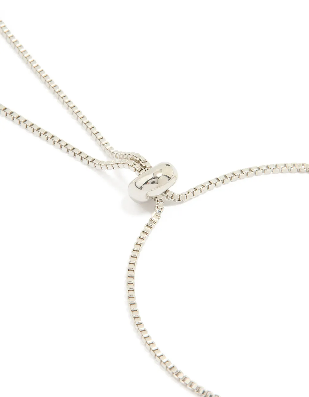 Silver Diamante Pavé Toggle Bracelet sold by lovisa product image thumbnail 3