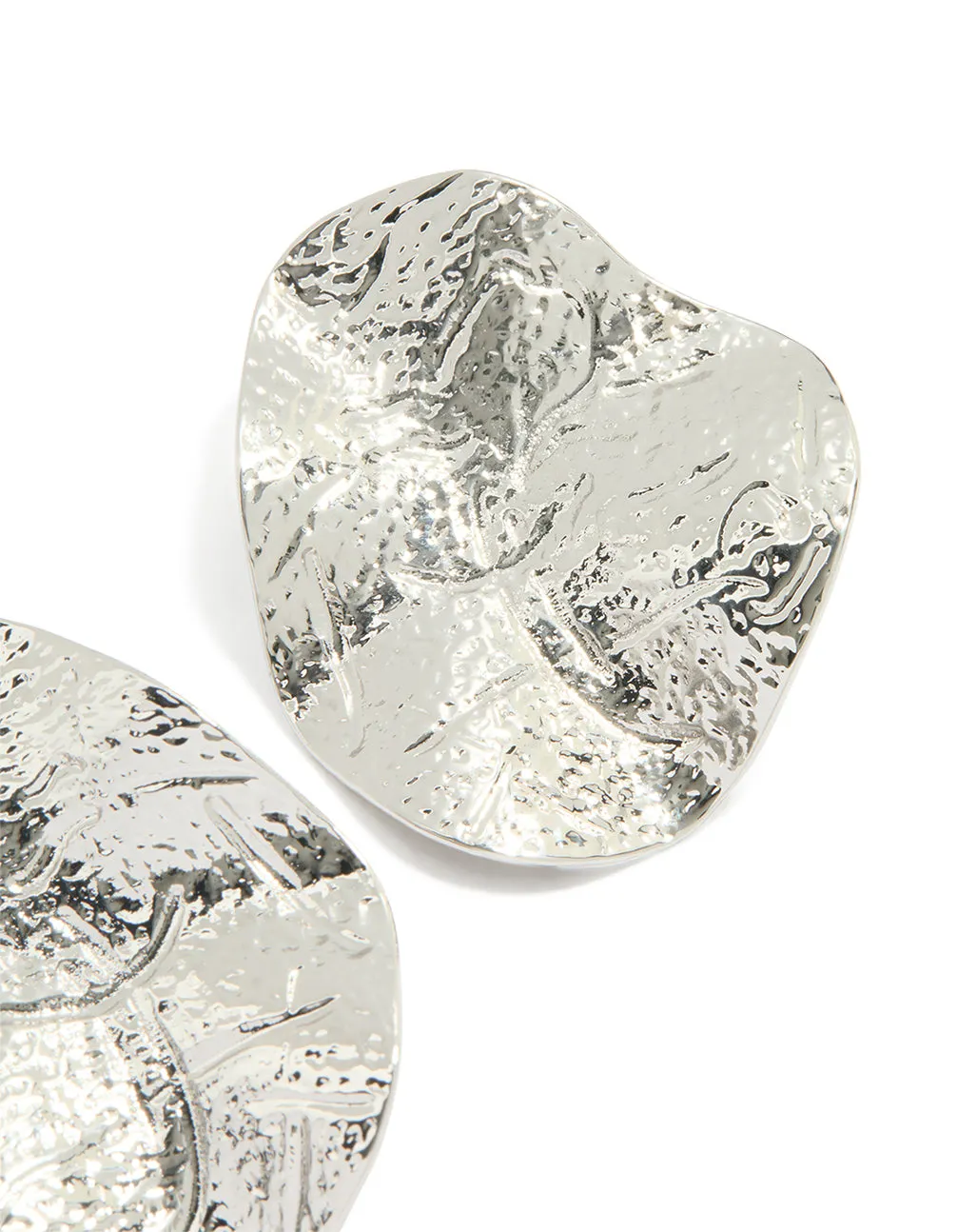 Silver Organic Stud Earrings sold by lovisa product image thumbnail 3