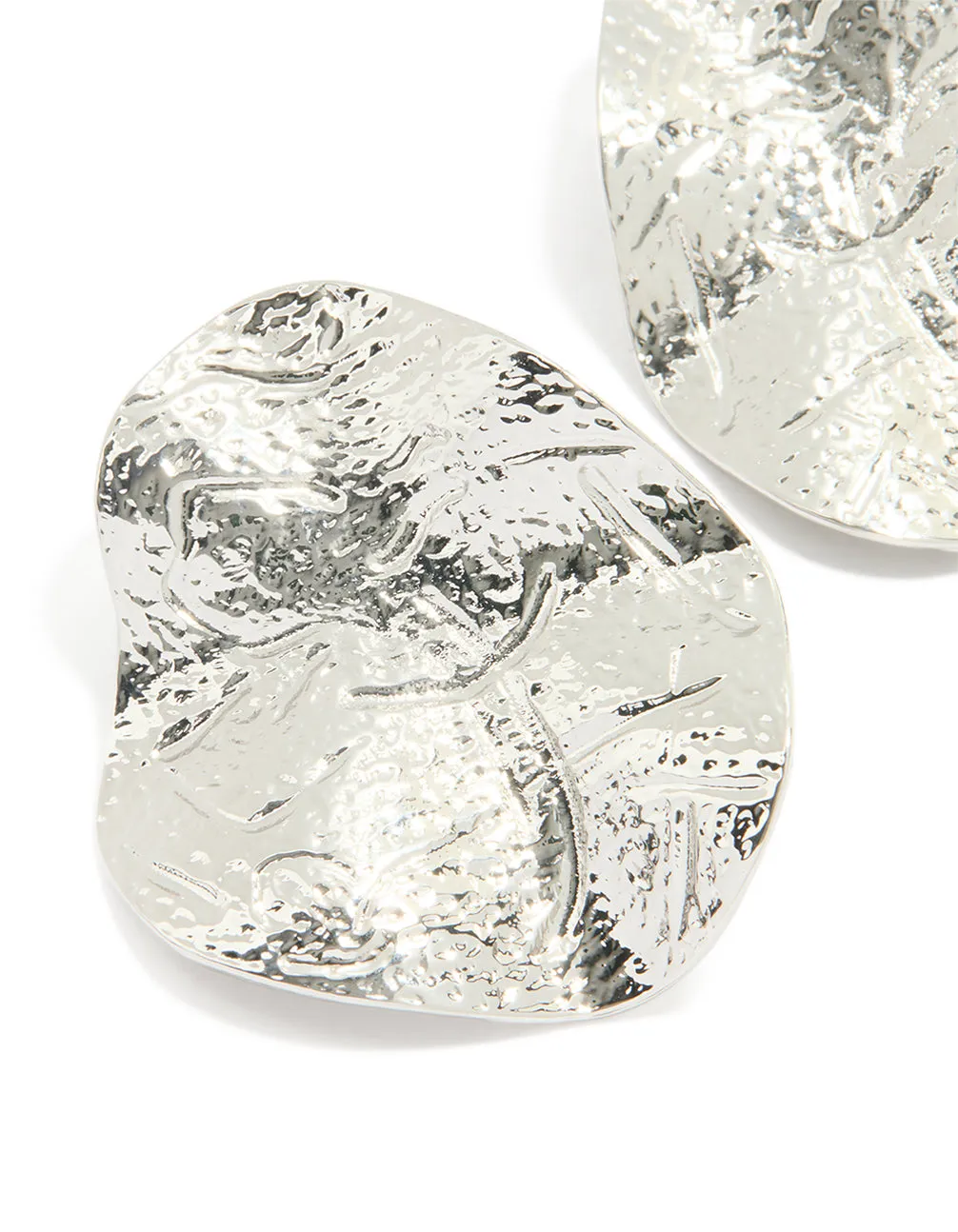 Silver Organic Stud Earrings sold by lovisa product image thumbnail 2