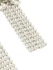 Silver Diamante Flower Drop Fringe Earrings sold by lovisa